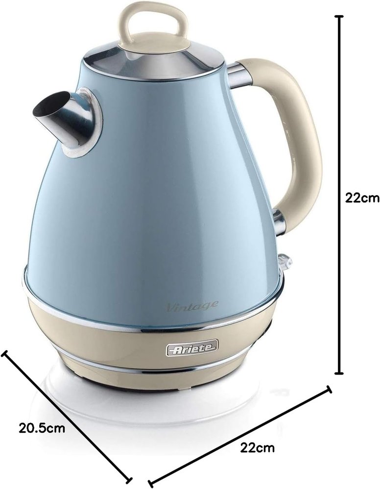 Chaleira Elétrica Vintage Azul 1,7L - Ariete