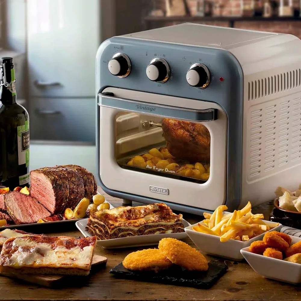 Fritadeira Air Fryer Oven Vintage Azul 16l 1200w 220v - Ariete
