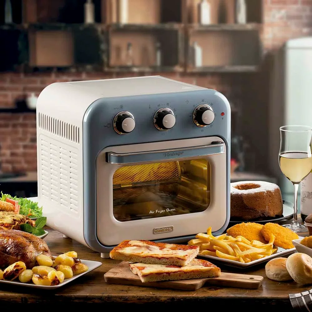 Fritadeira Air Fryer Oven Vintage Azul 16l 1200w 220v - Ariete
