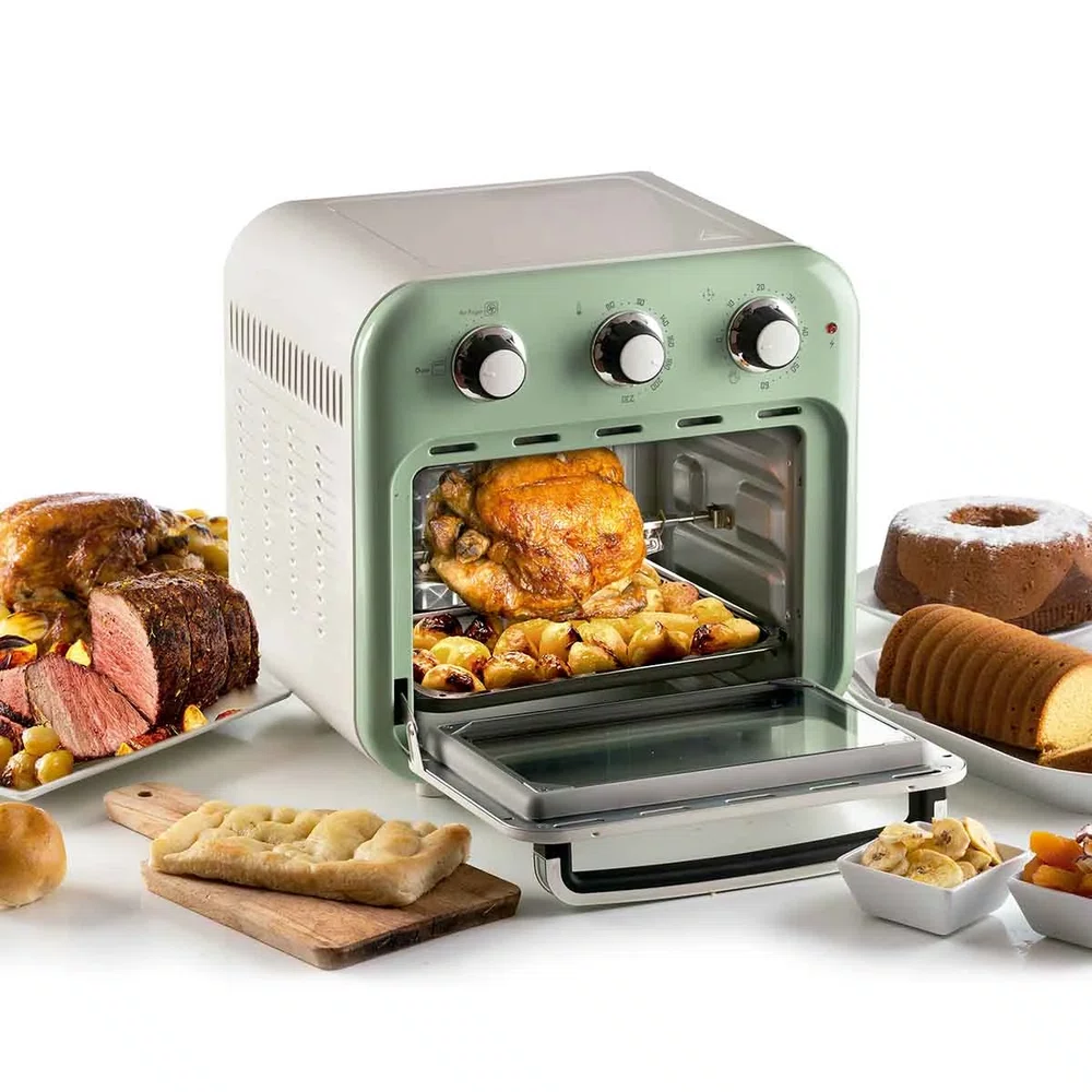 Fritadeira Air Fryer Oven Vintage Verde 16l 1200w 220v - Ariete