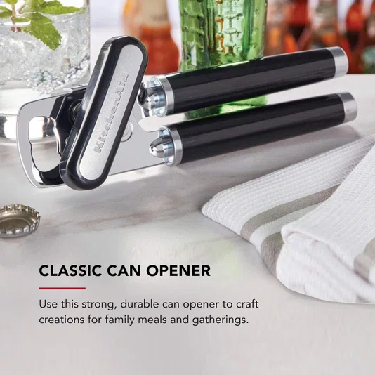 Abridor de Latas Smooth Preto - Kitchenaid