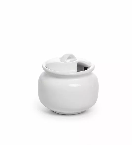 Acucareiro Blanc em Porcelana Branco 9,5 X 9