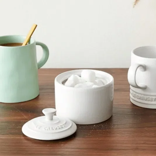 Açucareiro Cerâmica Branco 300ml - Le Creuset