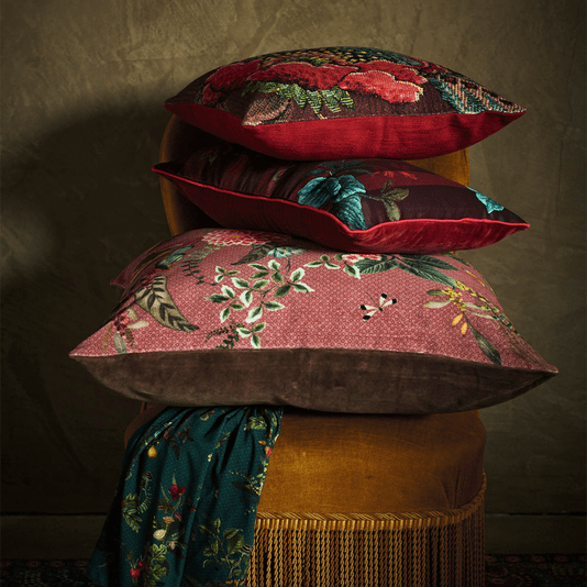 Almofada Poppy Stitch Burgundy - Home Accessories - Pip Studio