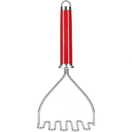 Amassador de Batatas Inox Vermelho - Kitchenaid