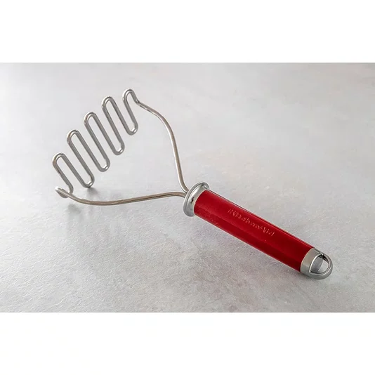 Amassador de Batatas Inox Vermelho - Kitchenaid