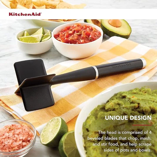 Amassador de Carne Preto - Kitchenaid