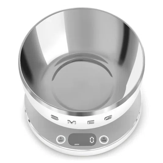 Balança de Cozinha Digital Linha Anni 50, Branco - Smeg