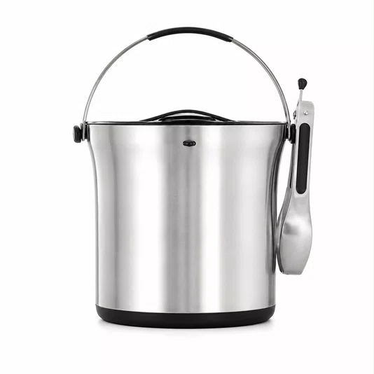 Balde de Gelo com Pinça Inox Stell 3,78 Litros-oxo