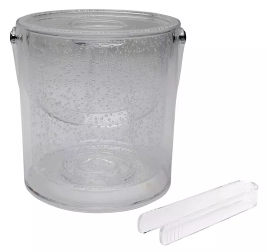 Balde de Gelo em Acrílico Detalhe Bolhas 2,8l - Entrecasa