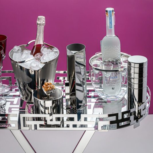 Balde Ritz para Champanhe Inox - Riva