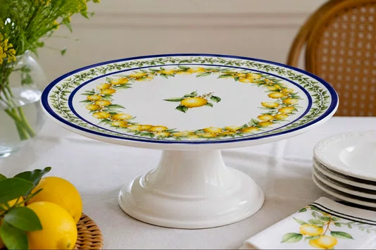 Boleira Média com Pé Limone 29cm - Alleanza