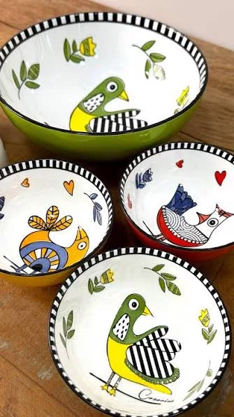 Bowl com Pe 20,5 Cm Verde Cocorico - Egan