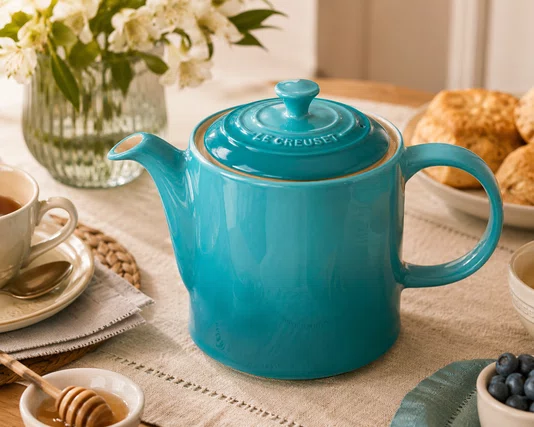 Bule 1,3L Azul Caribe - Le Creuset