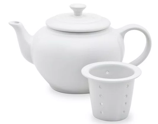Bule de Chá com Infusor 600ml Branco White - Le Creuset