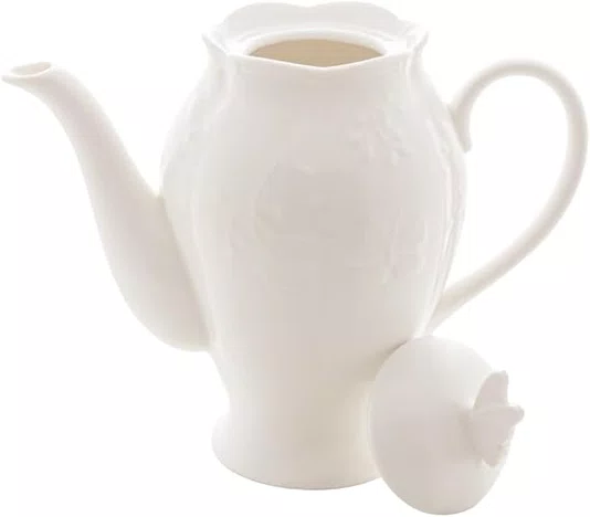 Bule de Porcelana New Bone Butterfly Flower 1l - Lyor