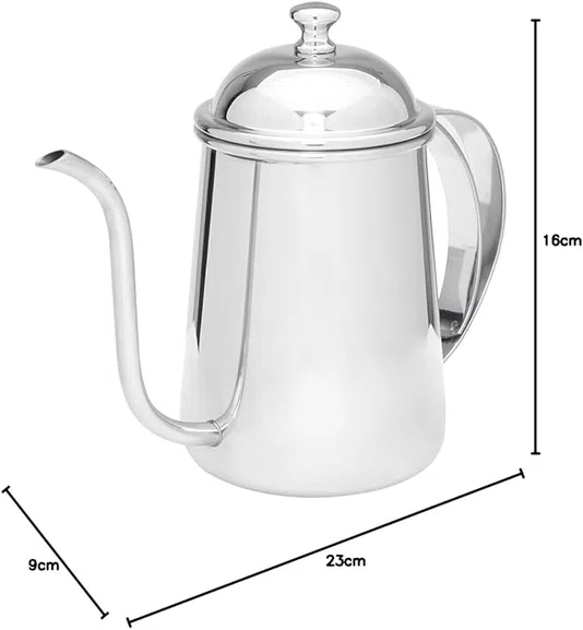 Bule Inox 700ml Indução Bico Fino - Mimo Style