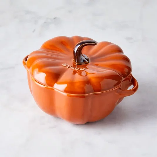 Caçarola Formato Abóbora de Cerâmica 15 Cm Canela - Staub