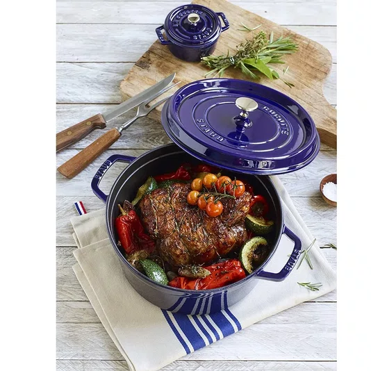 Caçarola Redonda 24cm Azul Marinho - Staub