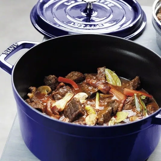 Caçarola Redonda 24cm Azul Marinho - Staub