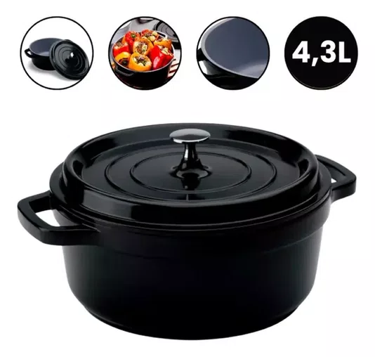 Caçarola Redonda 25,4x11cm 4,3 Litros - Hércules