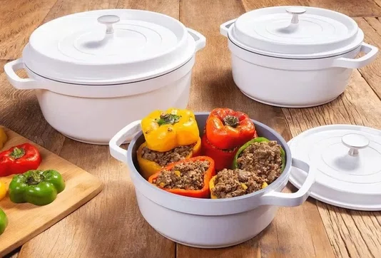 Caçarola Redonda Branca 25cm 4,3l - Hércules