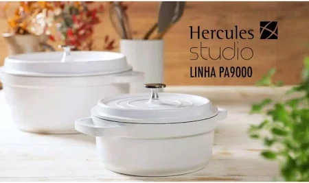 Caçarola Redonda Branca 29cm 6,8l Hercules