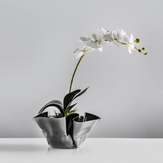 Cachepot/Fruteira/Balde de Gelo Fiori Aço Inox - Riva