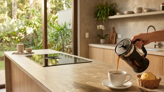 Cafeteira French Press 350ml Preta Smart - Bialetti