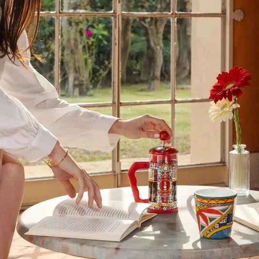 Cafeteira Prensa Francesa Dolce & Gabbana 1L - Bialetti