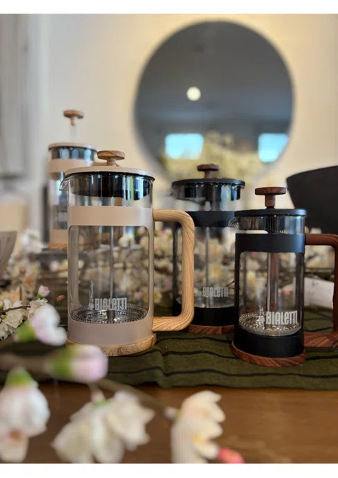 Cafeteira French Press Woody 1l Preta - Bialetti