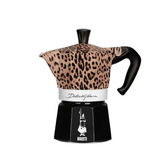 Cafeteira Moka Express 6 Xícaras Dolce & Gabbana Leopardo - Bialetti