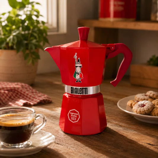Cafeteira Moka Express 6 Xicaras Omino Preta