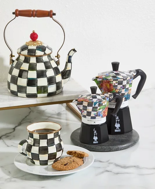 Cafeteira Moka Express Mackenzie-Childs 3 Xícaras - Bialetti