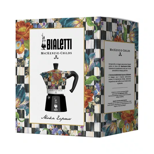 Cafeteira Moka Express Mackenzie-Childs 3 Xícaras - Bialetti