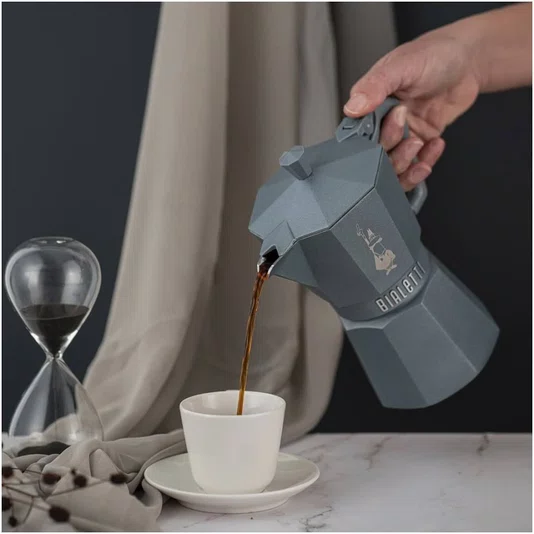 Cafeteira Moka Indução 3xic Exclusive Cinza - Bialetti