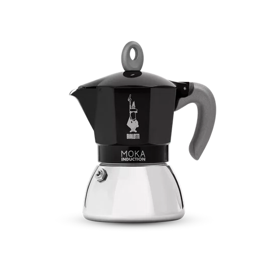 Cafeteira Italiana Moka Indução 4xíc Preta - Bialetti
