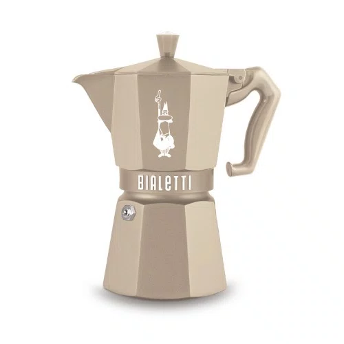 Cafeteira Moka Induçao 6Xic Exclusive Areia - Bialetti