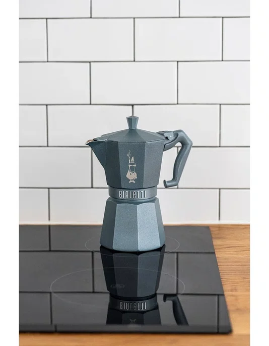 Cafeteira Moka Indução 6xic Exclusive Cinza - Bialetti
