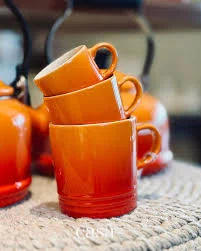 Caneca 100ml London Laranja Flame - Le Creuset