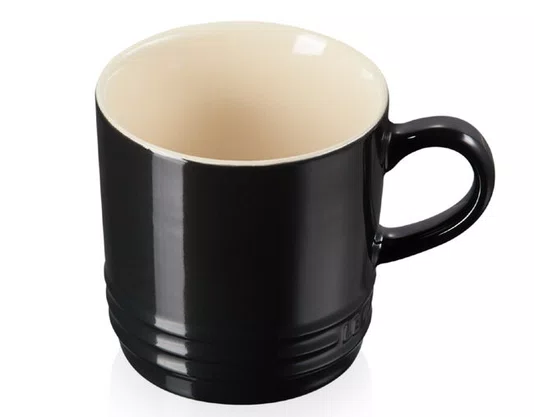 Caneca 200ml London Preto Black Onyx - Le Creuset