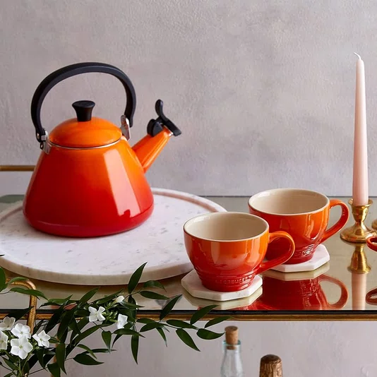 Caneca 350ml London Laranja Flame - Le Creuset