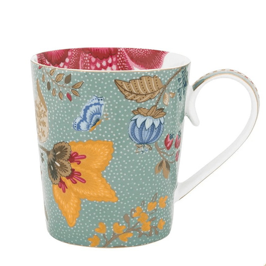 Caneca Azul "W" - Alphabet Mugs 350ml - Pip Studio