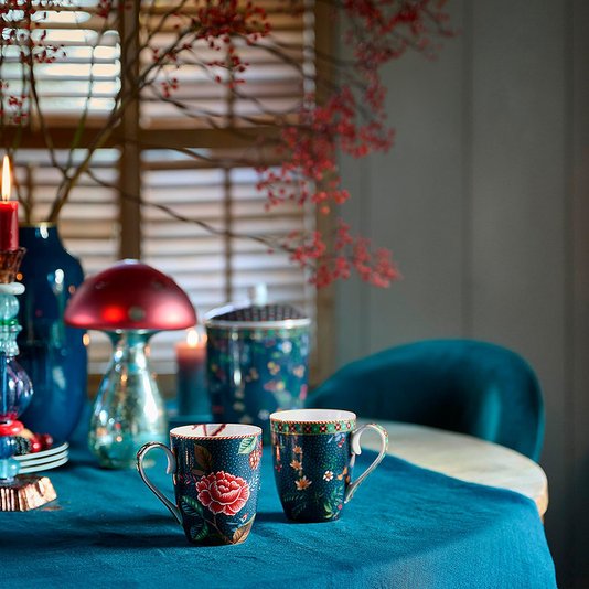 Caneca Grande Berry Blues - Berry Blues - Pip Studio