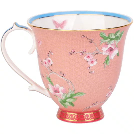 Caneca Pink Peony 360ml - Tea Delight