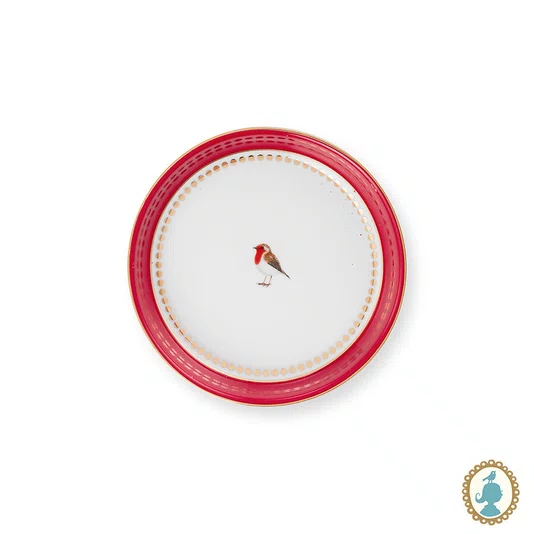Caneca Set Tea com 3 Pecas Medallion Vermelho - Pip Studio