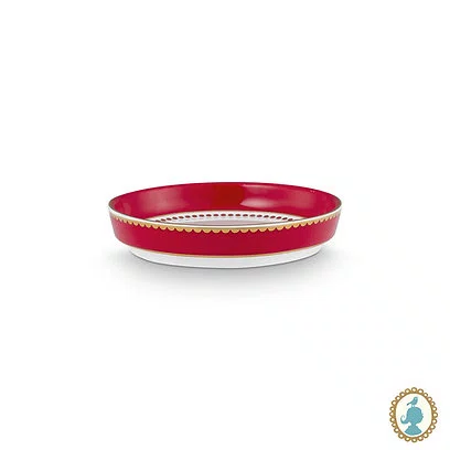 Caneca Set Tea com 3 Pecas Medallion Vermelho - Pip Studio