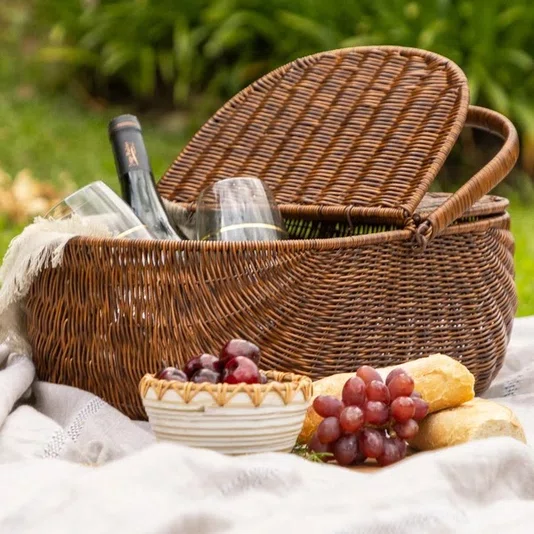 Cesta de Picnic Natural 42 Cm X 26 Cm