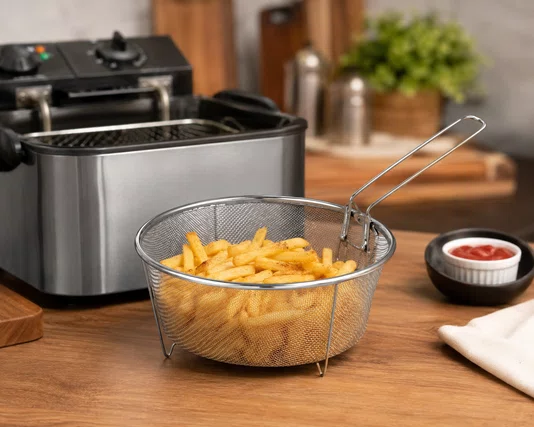 Cesto para Fritura em Inox 22cm - Mimo Style