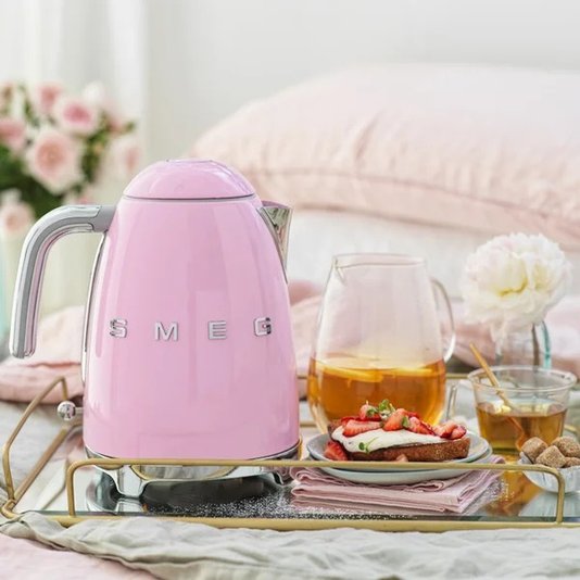 Chaleira Elétrica 1.7l, Anni 50, Rosa, 220v - Smeg